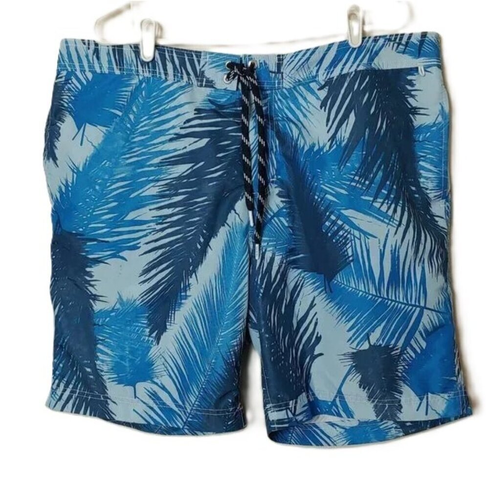 Lands End Swim Trunks Lined Board Shorts Brief Pockets Beach Size XL